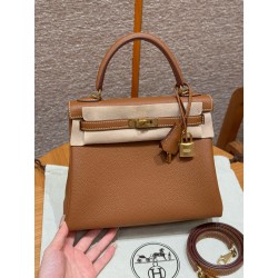 에르메스 Hermes Kelly 25cm Togo 37 Gold/gold