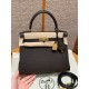 에르메스 Hermes Kelly 25cm Togo 47 Chocolat/gold