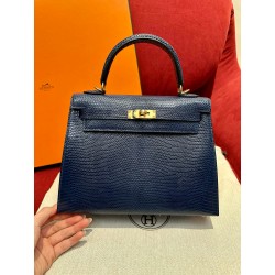 에르메스 Hermes Kelly 25cm Lizard 7K/gold