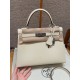 에르메스 Hermes Kelly 28cm Epsom i2 Nata/silver