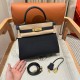 에르메스 Hermes Kelly 28cm Togo 2Z Blue nuit/gold