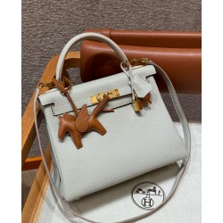 에르메스 Hermes Kelly 28cm Togo 8L Beton/gold