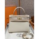 에르메스 Hermes Kelly 28cm Togo 10 Craie/gold
