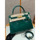 에르메스 Hermes Kelly 28cm Niloticus 6Q Vert Emeraude/gold
