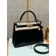 에르메스 Hermes Kelly 32cm Box 89 Noir/gold