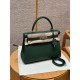 에르메스 Hermes Kelly 32cm Togo 2Q Vert Anglais/silver