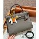 에르메스 Hermes Kelly 32cm Togo 8F Etain/silver