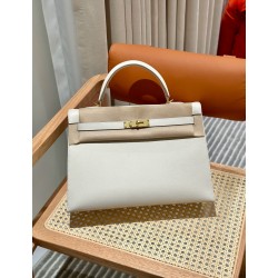 에르메스 Hermes Kelly 35cm Epsom 10 Crale/gold