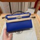 에르메스 Hermes Kelly Pochette 22cm Swift 7T Blue electric/silver