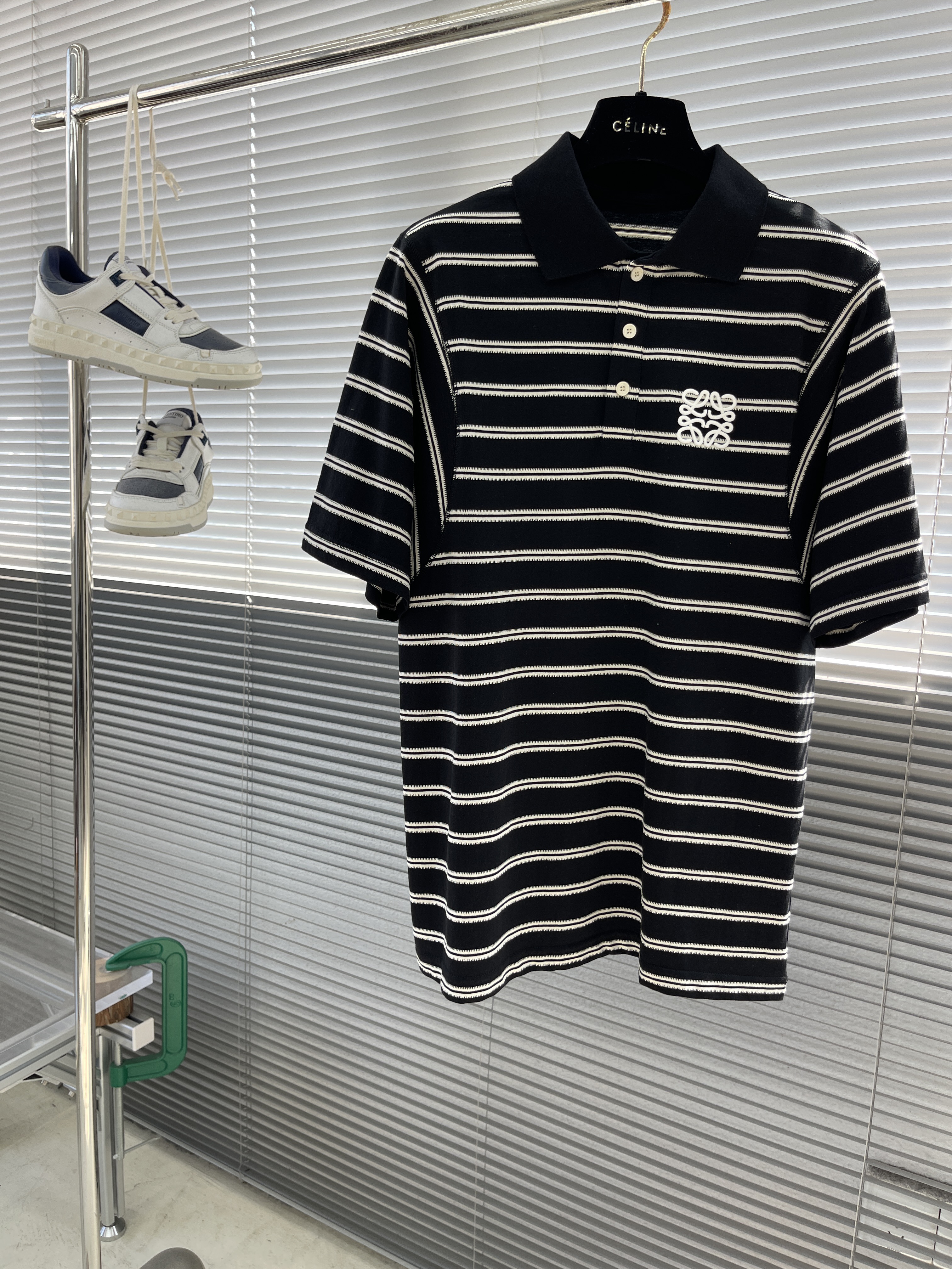 로에베 LOEWE 반팔 폴로 셔츠