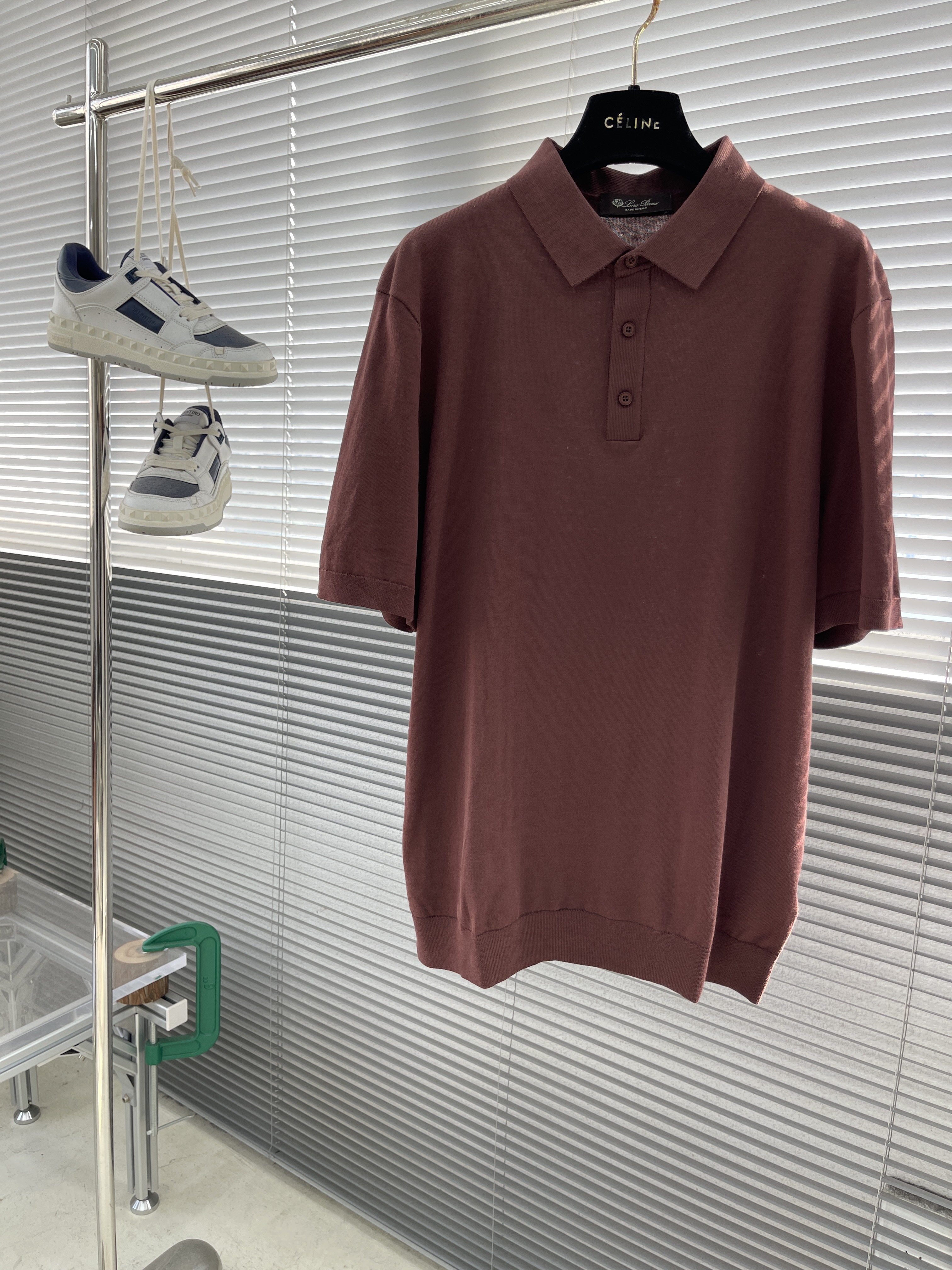 로로피아나 Loro Piana 반팔 폴로 셔츠