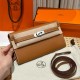 에르메스 Hermes  Kelly to go 19cm Epsom 37 Gold/silver