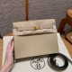 에르메스 Hermes Kelly danse 22cm evercolor S2 Trench/gold