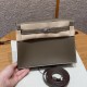 에르메스 Hermes Kelly danse 22cm swift 18 Etoupe/silver