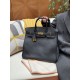 에르메스 Hermes Birkin Hac 40cm Togo 89 Noir/gold