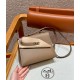 에르메스 Hermes Kelly II Sellier 20cm Epsom 18 Etoupe/silver