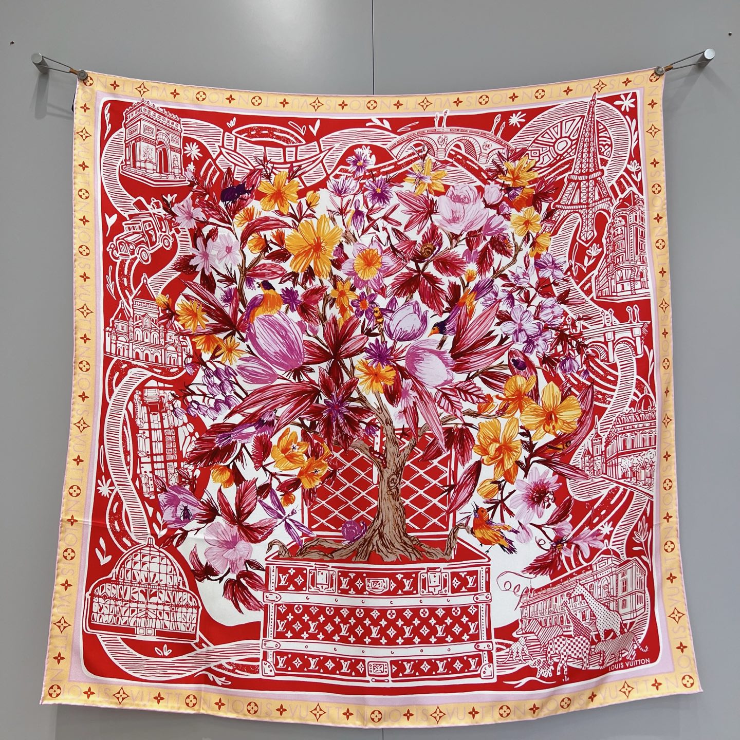 루이비통 Louis Vuitton 스커프 90×90cm