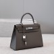 에르메스 Hermes Kelly 28cm Epsom 0L Girs Meyer/silver
