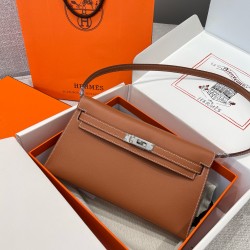 에르메스 Hermes Kelly elan Germany Leather 37 Gold/silver