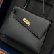 에르메스 Hermes Kelly II Sellier 20cm Epsom 89 Noir/gold