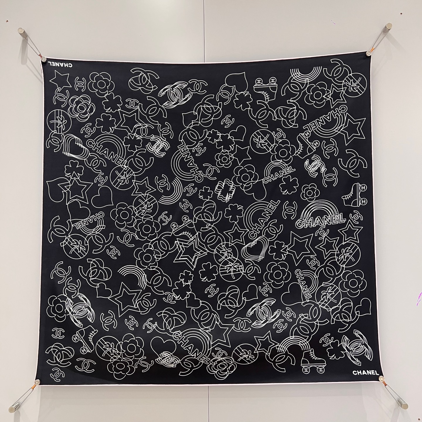 샤넬 CHANEL 스카프 90x90cm