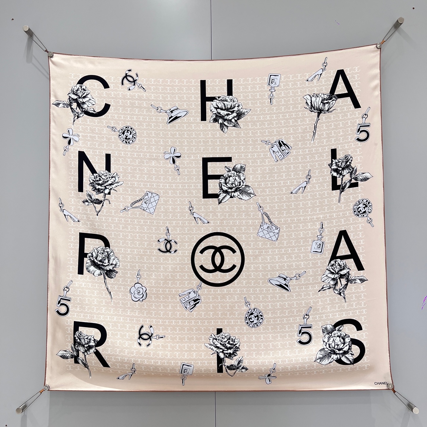 샤넬 CHANEL 스카프 90x90cm