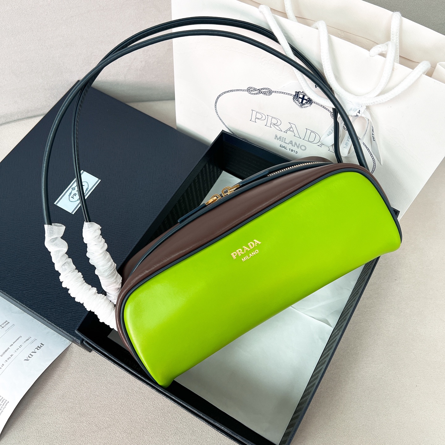 프라다 Prada 1BC249 Swing 숄더백 28cm