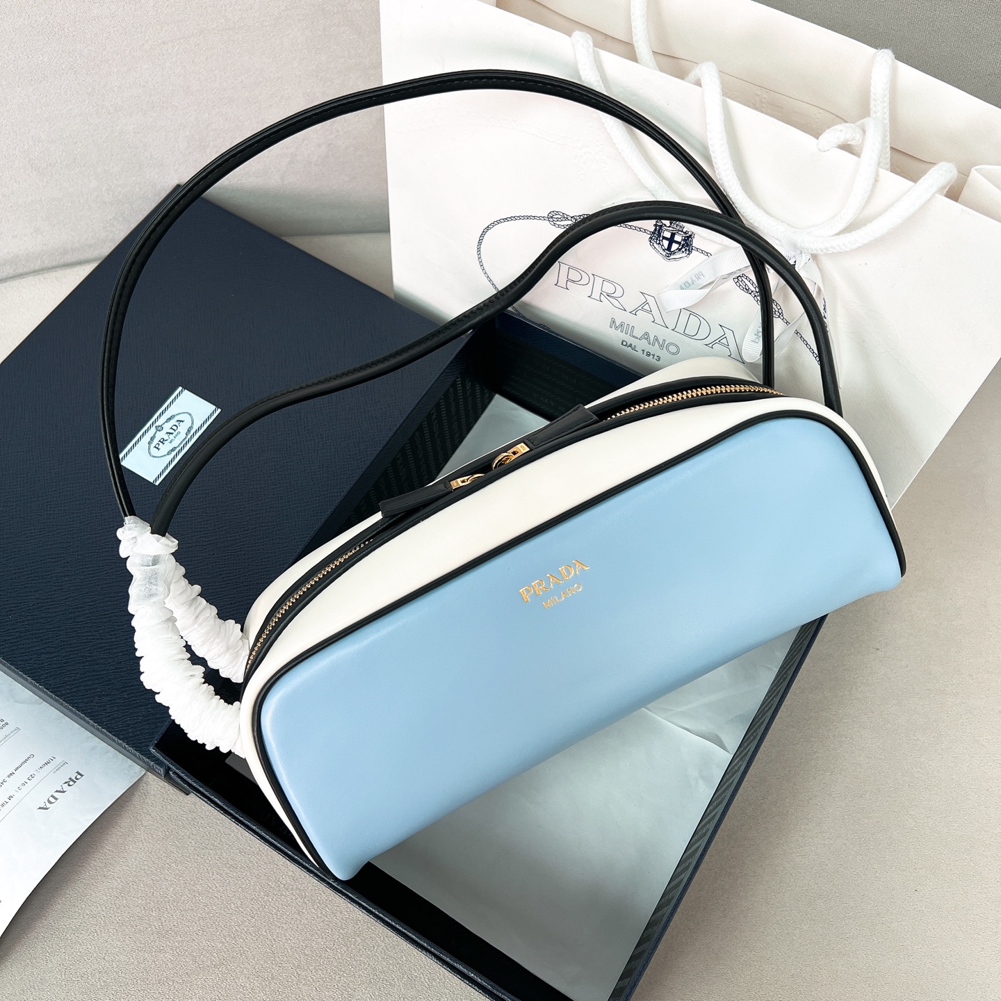 프라다 Prada 1BC249 Swing 숄더백 28cm