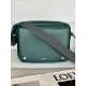 로에베 Loewe BANBA73X01 Medium Pebble Messenger Bag in Supple Grained Calfskin