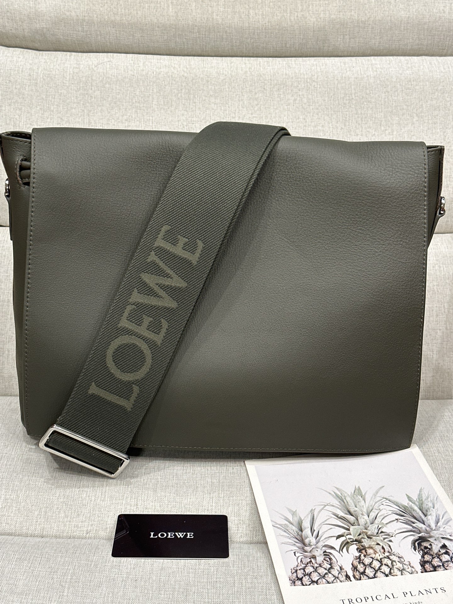 로에베 Loewe 36037 Flamenco satchel 34cm
