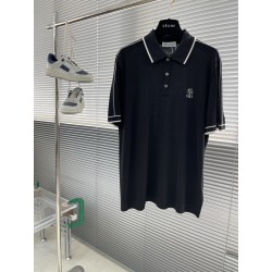 브루넬로 쿠치넬리 Brunello Cucineli 반팔 폴로 셔츠