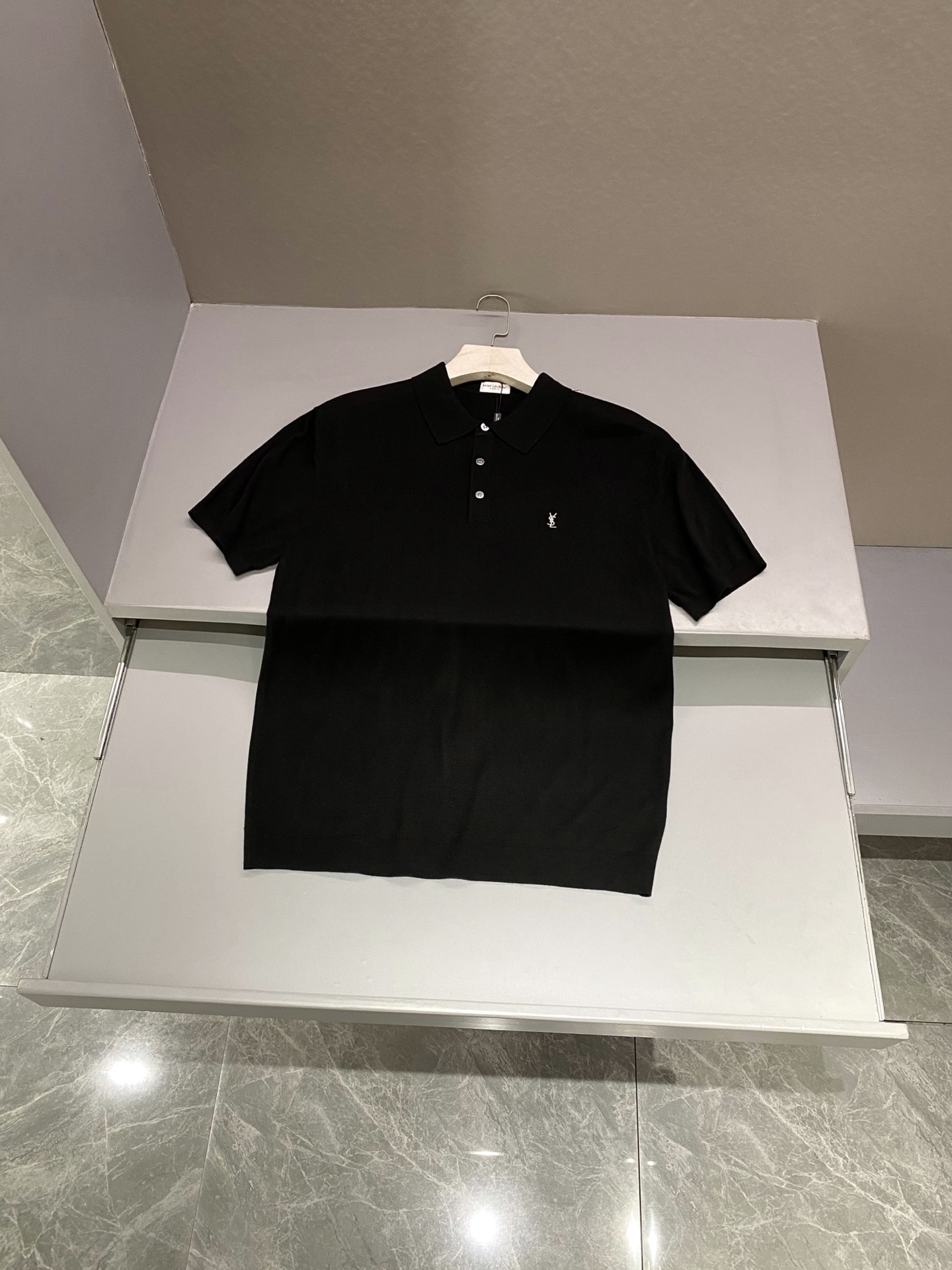 생로랑 Saint Laurent 반팔 폴로 셔츠