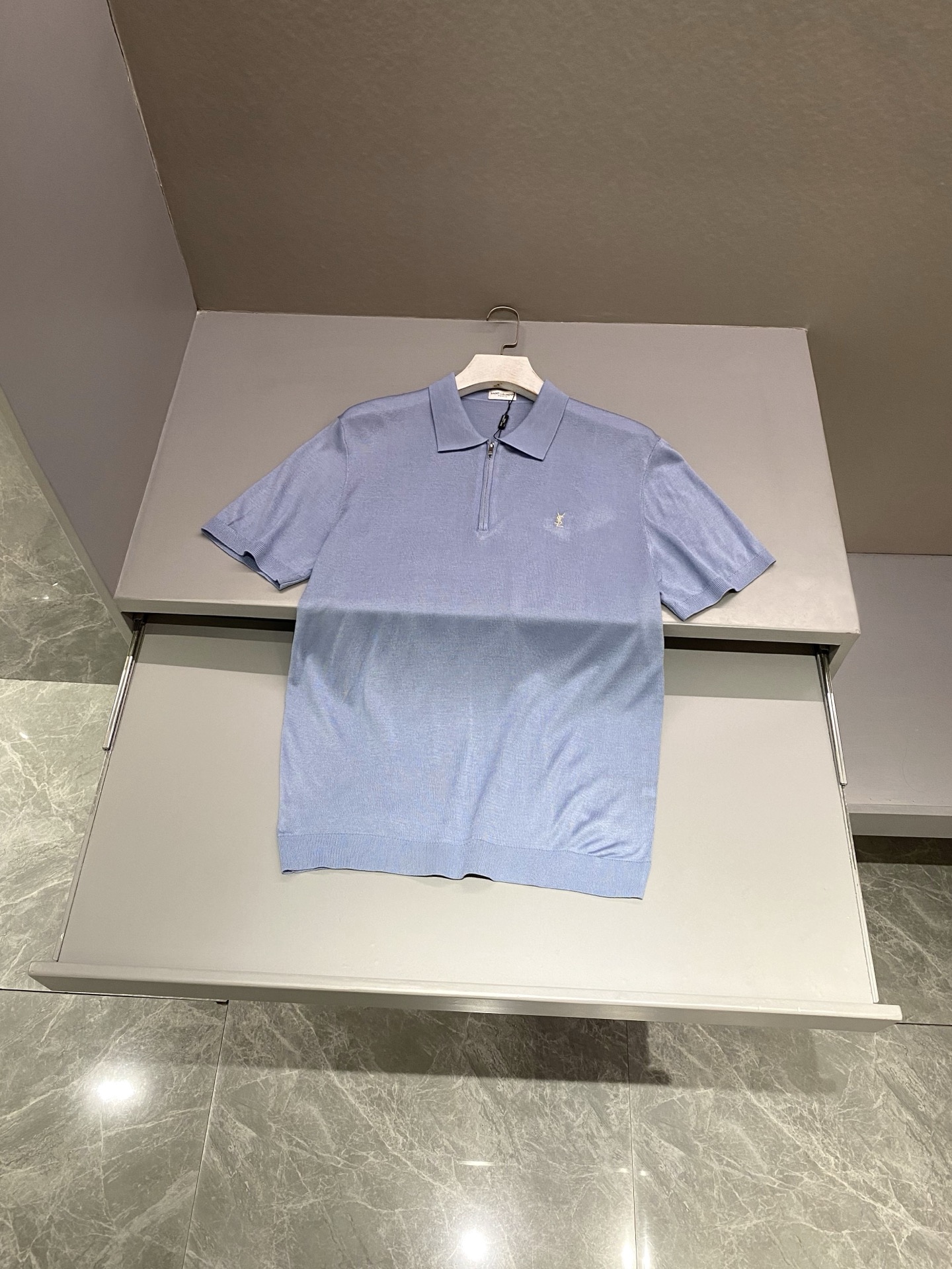 생로랑 Saint Laurent 반팔 폴로 셔츠