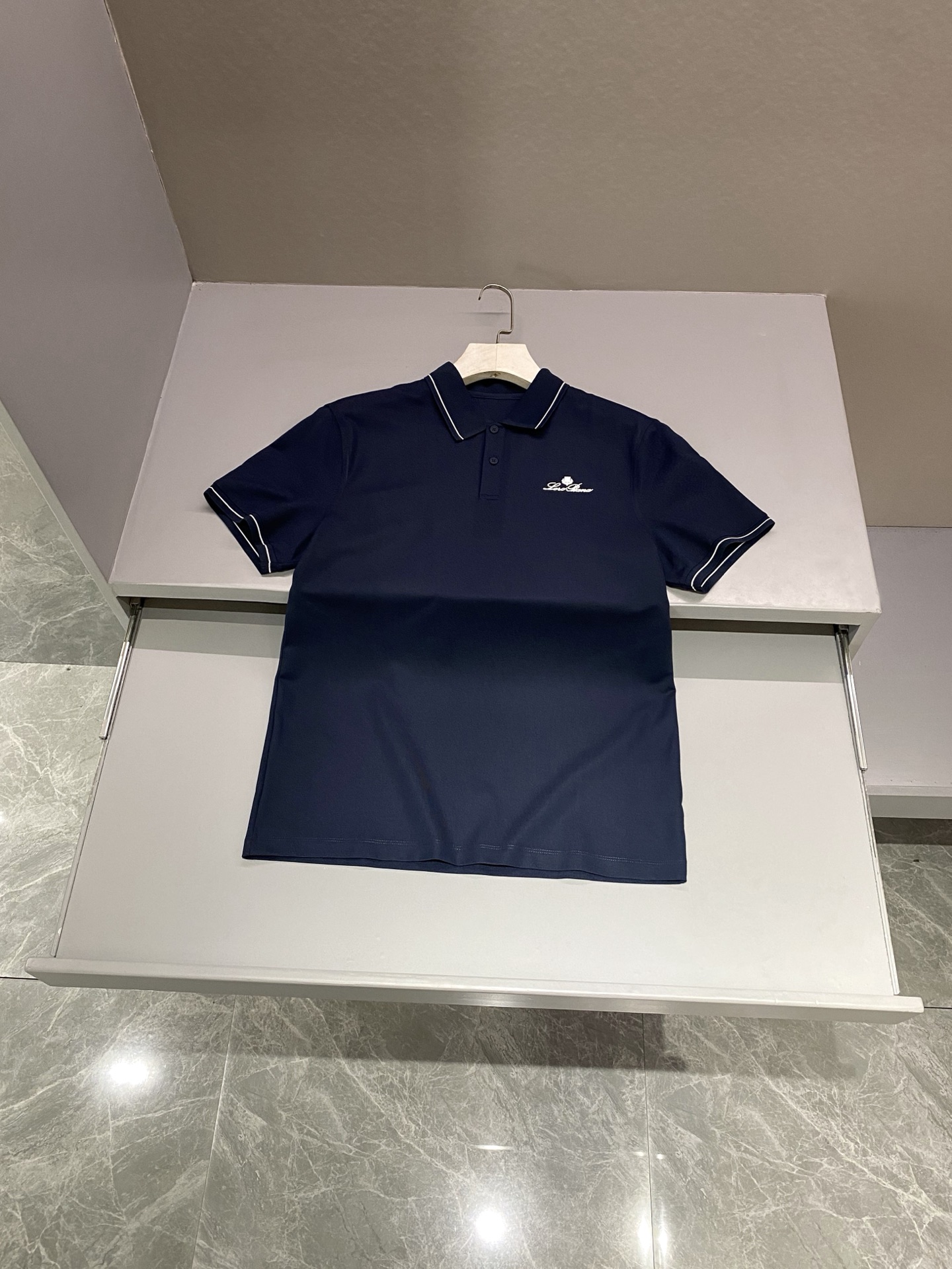 로로피아나 Loro Piana 반팔 폴로 셔츠