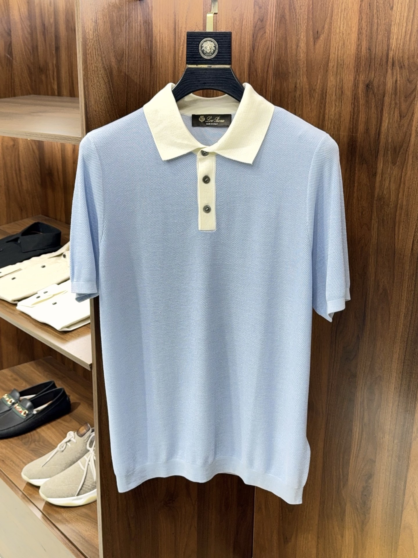 로로피아나 Loro Piana 반팔 폴로 셔츠