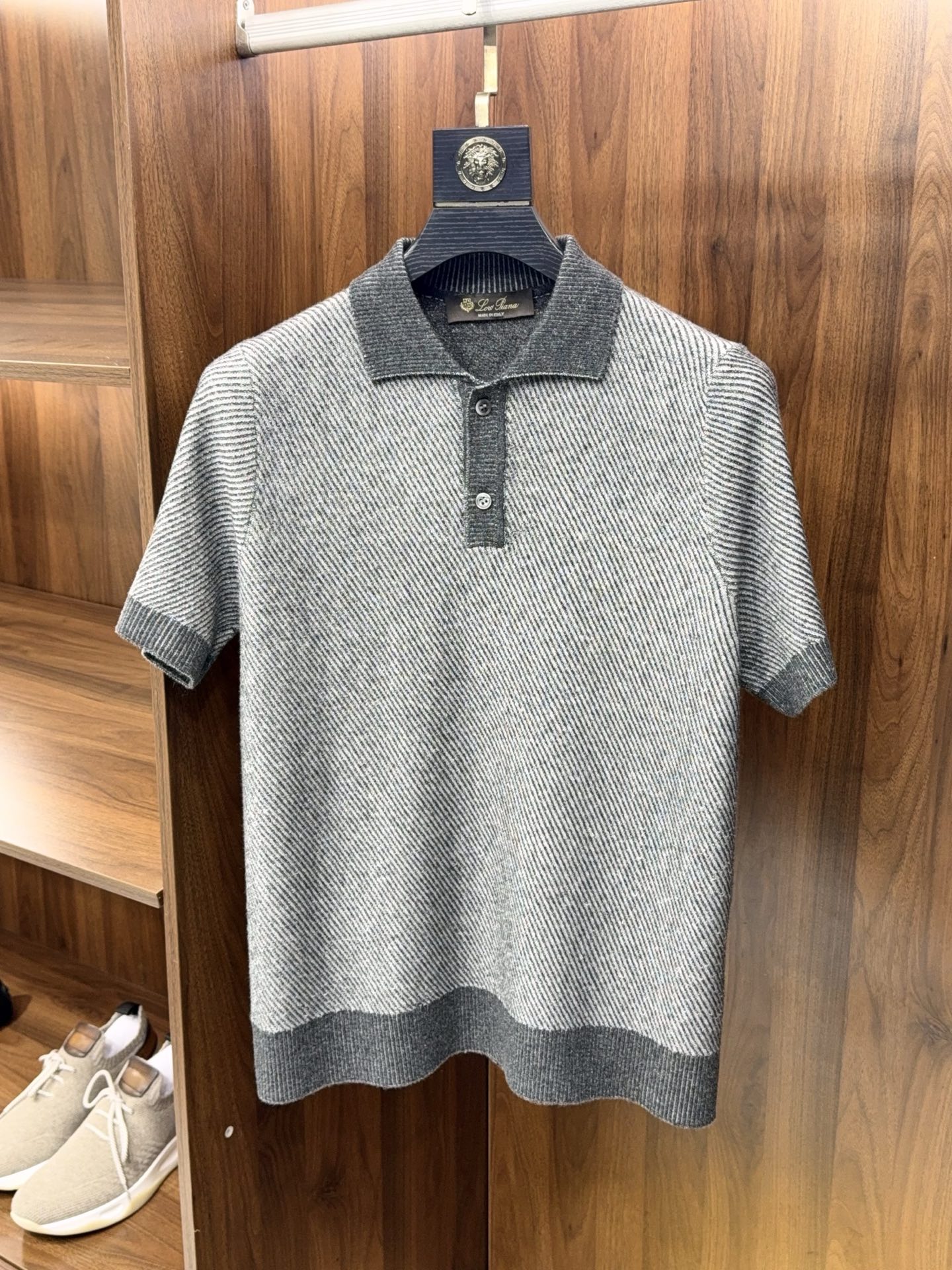 로로피아나 Loro Piana 반팔 폴로 셔츠