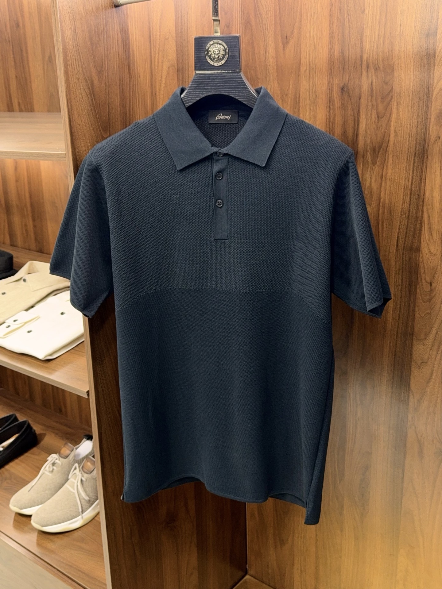 브리오니 Brioni 반팔 폴로 셔츠