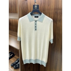 브리오니 Brioni 반팔 폴로 셔츠