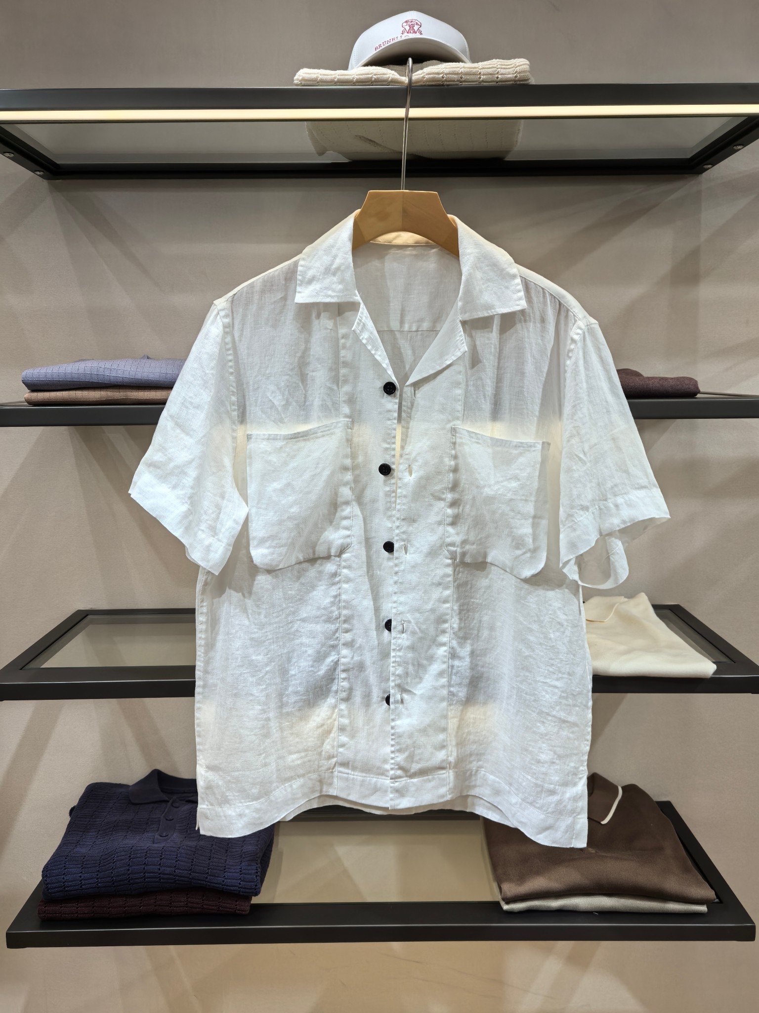 제냐 Zegna 반팔 셔츠