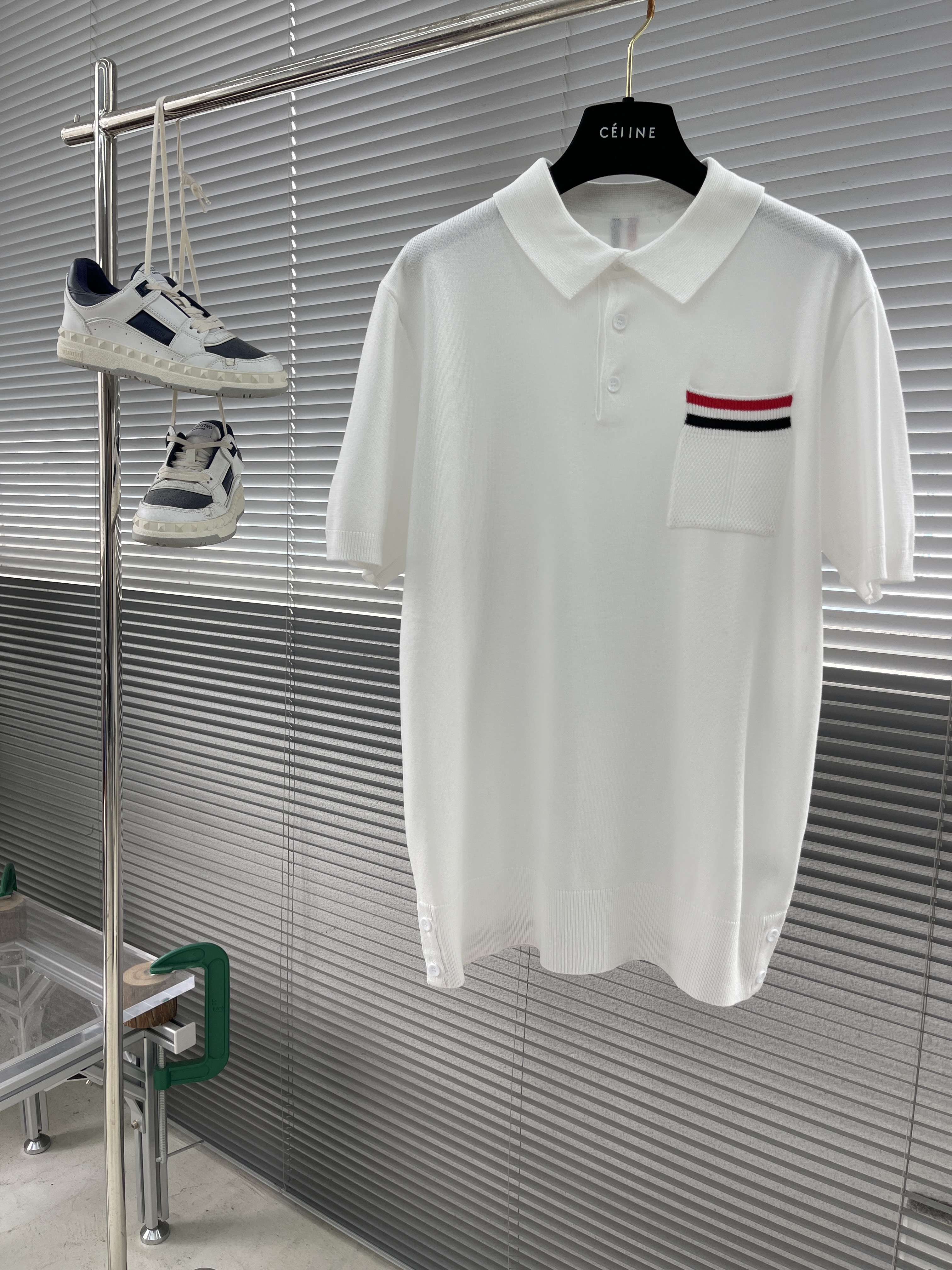 톰브라운 Thom Browne 반팔 폴로 셔츠
