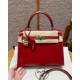에르메스 Hermes Kelly 25cm Box 5X Rouge piment/gold