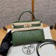에르메스 Hermes Mini Kelly 19cm KK ostrich 61 Olive Green/gold
