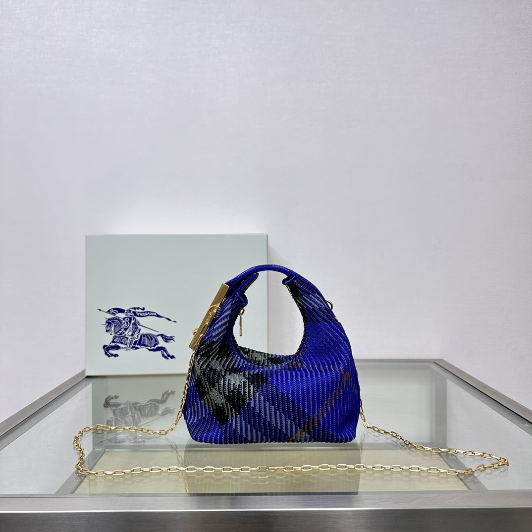 버버리 Burberry 0421 MINI Peg 탑 핸들백