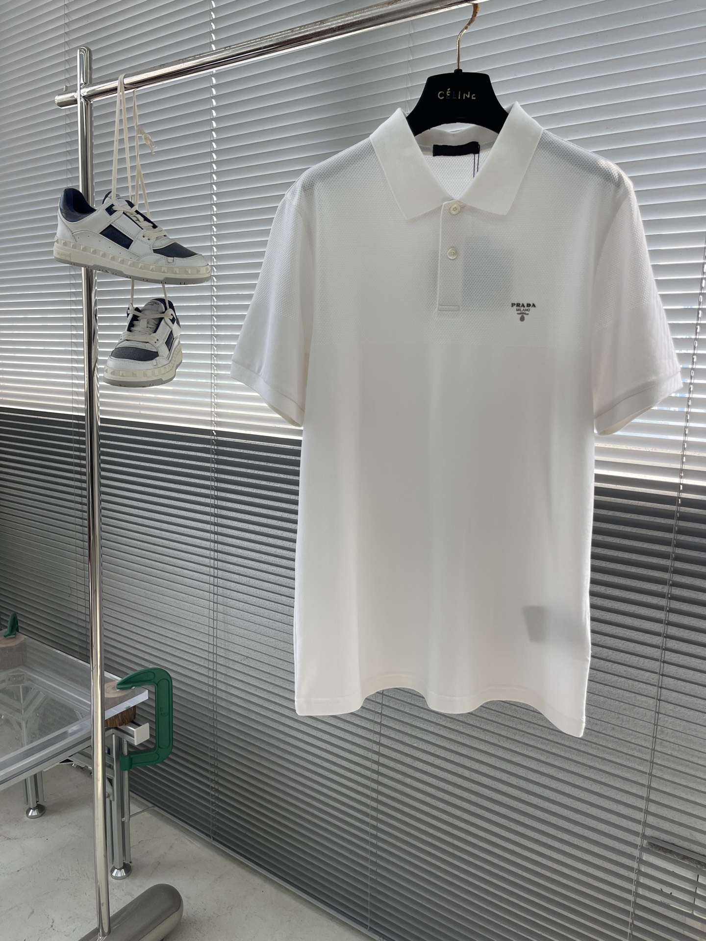 프라다 Prada 반팔 폴로 셔츠