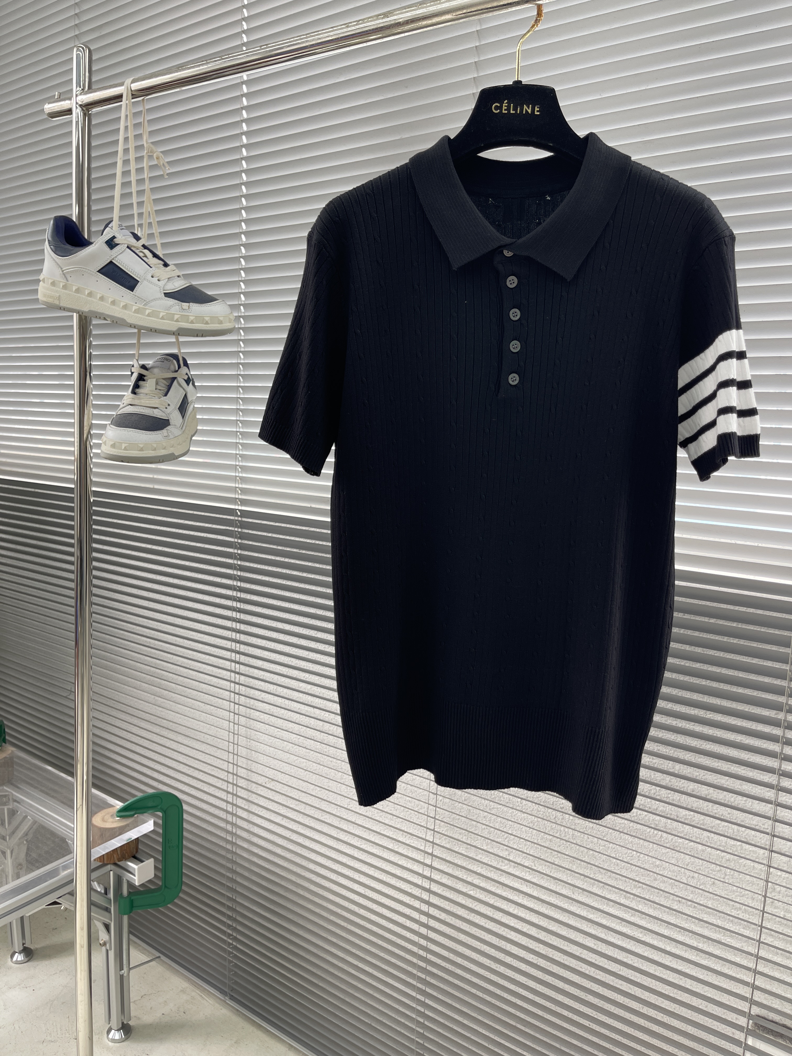 톰브라운 Thom Browne 반팔 폴로 셔츠