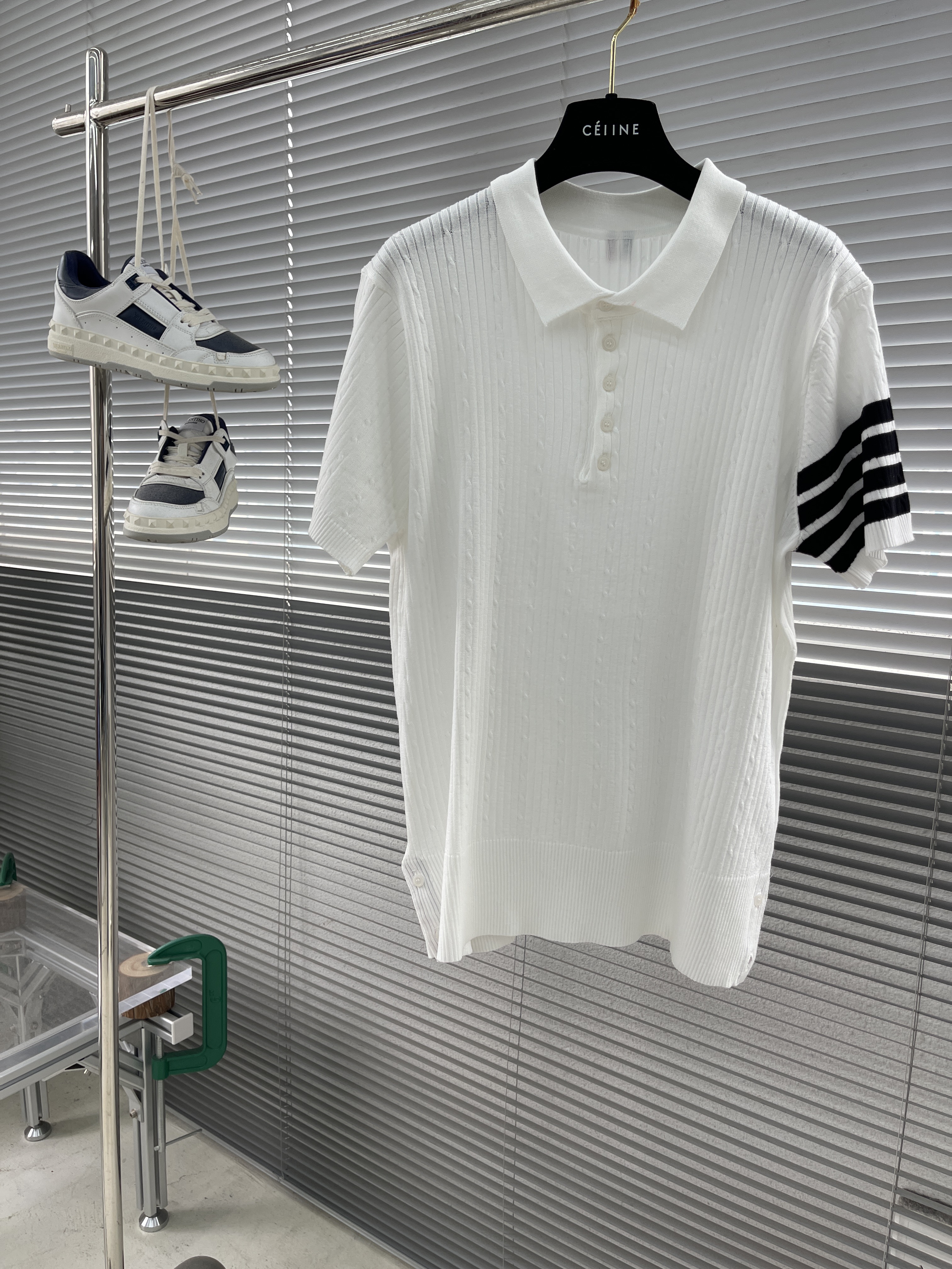 톰브라운 Thom Browne 반팔 폴로 셔츠