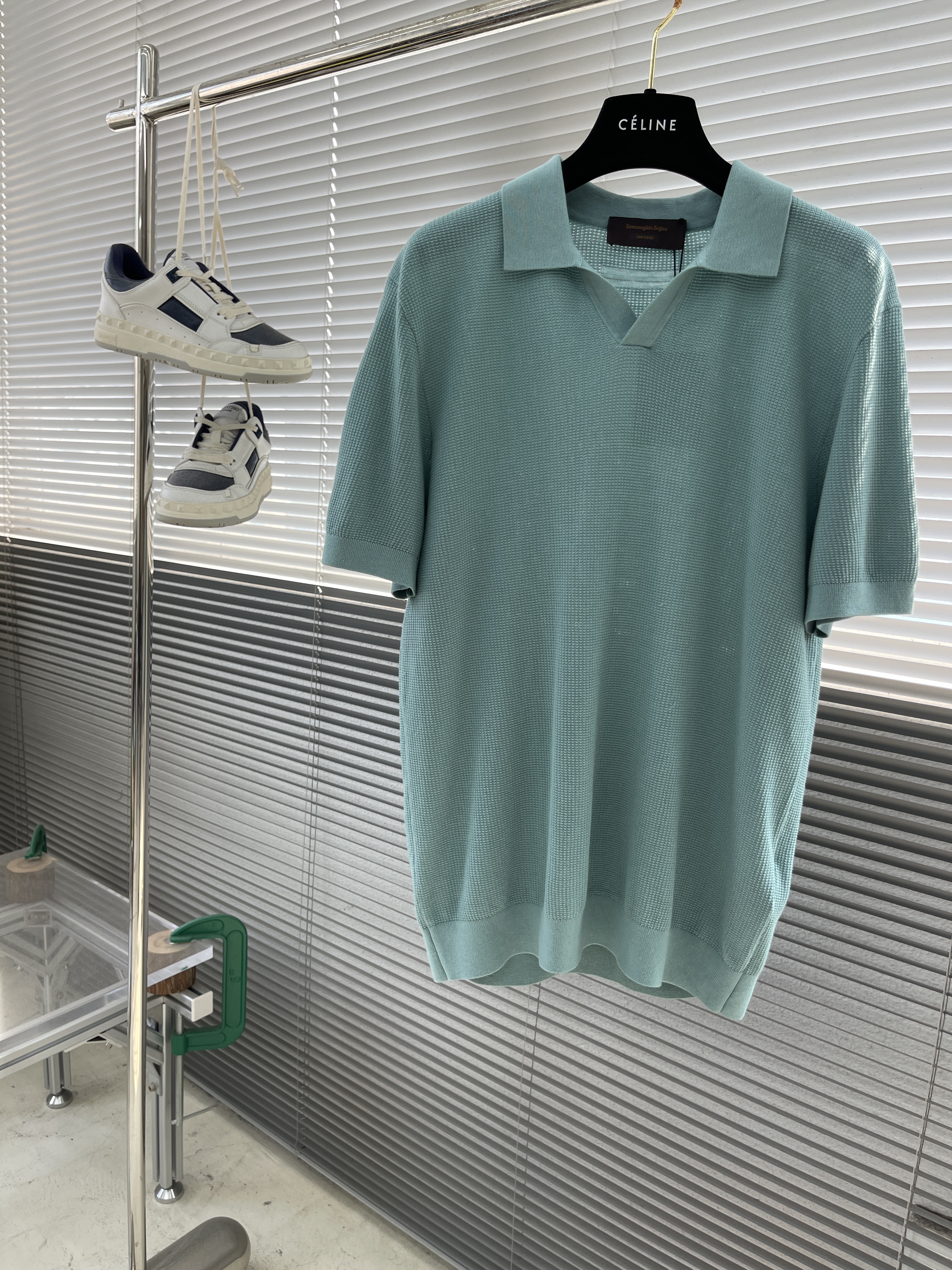 제냐 Zegna 반팔 폴로 셔츠