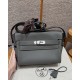 에르메스 Hermes Kelly Messenger 24cm Evercolor 0L Girs Meyer/silver