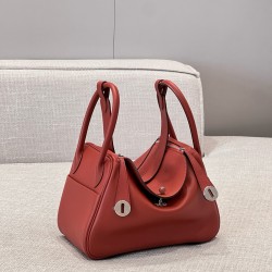 에르메스 Hermes Lindy 26cm Swift 36 Brique/silver