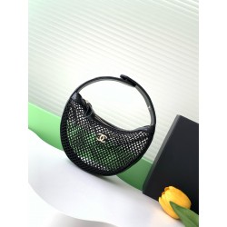 샤넬 CHANEL  AP4575 케이스 메쉬 샤이니 램스킨 & 골드 메탈 블랙